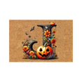 thumbnail image 1 of Todaioua Halloween Letter Pumpkin Mats Fall Leaves Plant Flowers 16x24 Inch Washable Rug for Front Door Inside Front Outside Entrance Fall Rugs for Halloween Outdoor Decorations Indoor Door Mat, 1 of 2