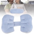 thumbnail image 4 of Pregnancy Wedge Pillow, Side Sleeping Pillow, Belly Support Pillow, U shaped Design for Optimal Support, Polyester Fiber Material, 4 of 7