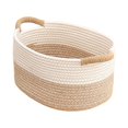 thumbnail image 1 of Rope Woven Baskets for Organization, Simple Nordic Small Basket, Multifunctional 22cmx16cmx11cm, 1 of 8