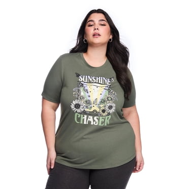 Lane Bryant Women'S Plus Crew-Neck T-Shirt