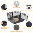 thumbnail image 2 of Bingopaw Dog Whelping Pen Box: Large Heavy Duty Indoor Pet Whelping Playpen Cage with Waterproof Fertility Mat - Outdoor Garden Puppy Play Exercise Fence for Dogs Cat Rabbit (126x126x80cm), 2 of 8