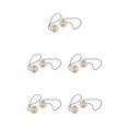 thumbnail image 1 of yingyy 1/2/3/5 2 Pieces Curtain Tieback Round Polyester Replacement Simple Style Household Kitchen Sunshade Drape Fixing Fastener Beige 5PCS, 1 of 6