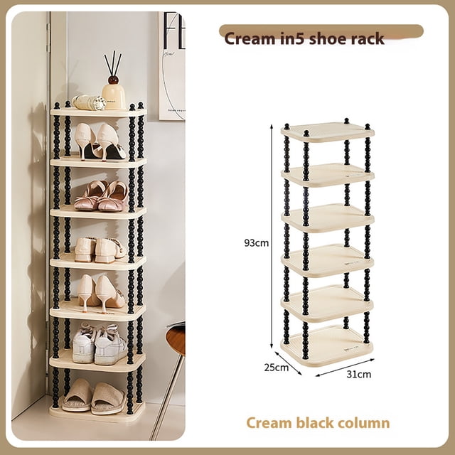 TopLLC Shoe Rack, Shoe Rack Organizer Shoe Rack Household Entrance Small Shoe Rack Multi-layer Space Saving Artifact Storage Rack Dormitory Storage Shoe Cabinet Shoe Rack shoe rack