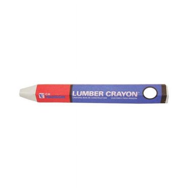 CH Hanson 10370 Craie de Cire de Bois Blanc - Lot de 12