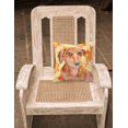 thumbnail image 2 of Carolines Treasures BB9968PW1818 Rouge Tissu Teckel Automne Coussin Décoratif, 2 of 2