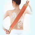 thumbnail image 1 of Birdeem Exfoliating Back Scrubber with Handles, 23 Inch Double-Sided Back Exfoliator Body Scrub Towel, Exfoliating Washcloth Bath Tool for Use in Shower, Back Washer To Deep Clean Your Skin- Red, 1 of 8