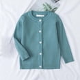 thumbnail image 4 of Liyamei Cardigan en Tricot à Rayures Uni pour Enfants, Manteau Chandail pour Garçons, Filles et Bébés, Cardigan pour Bébé à Col Rond en Tricot, 4 of 5