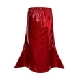 thumbnail image 1 of Robes Grande Fille Jupe Plissée Métallique Brillante Robe de Danse de Ballet Robe de Jeu de Rôle Vêtements pour Enfants Robe Fille Vêtements Taille 8-9T, 1 of 4