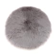 thumbnail image 2 of GUOOL Coussin d'Assise Rond en Faux, Tapis Doux pour Chambre, Salon, Filles, Sofa Gris 30 cm, 2 of 9