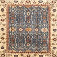 thumbnail image 1 of Ahgly Company Indoor Square Abstract Coffee Brown Oriental Area Rugs, 6' Square, 1 of 6