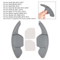 thumbnail image 2 of Steering Wheel Paddle Shifter Extension For Audi A3 A4 A5 A6 A8 Aluminium Grey, 2 of 14