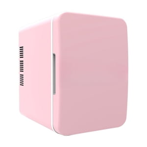 DJN Clearance Sale Storage Containers Mini Fridge 6 Liter/8 Cans For Bedroom Dorm & Car Personal Small Refrigerator For Makeup Beverage Drinks Portable Thermoelectric Cooler & Warmer Glass Door