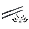 thumbnail image 4 of Go Rhino Nerf Bar 684404787T OEM Xtreme; With Step Pads; 4 Inch Oval Straight; Black Textured Powder Coated; Steel; With Plastic End Caps; Rocker Panel Mount, 4 of 5
