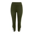 thumbnail image 4 of Womens Fashionable Solid Color Waist Tightening And Buttocks Lifting Pants, 4 of 5