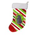 thumbnail image 1 of Carolines Treasures SC9611-CS 11 x 8 In. Black Cocker Spaniel Candy Cane Christmas Stocking, 1 of 2