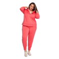 thumbnail image 2 of Haut à capuchon avec fermeture éclair quart de longueur Lane Bryant Plus pour femmes, 2 of 6