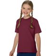 thumbnail image 1 of Hanes Authentic TAGLESS Kid`s Cotton T-Shirt, L, Maroon, 1 of 1