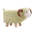 thumbnail image 4 of simhoa Animal Footstool Cartoon Footrest Ottoman for Living Rooms Entryway Playroom Green, 4 of 8