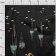 thumbnail image 3 of oneOone Polyester Spandex Black Fabric Tropical Bach Sewing Craft Projects Fabric Prints By Yard 56 Inch Wide, 3 of 4