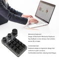 thumbnail image 3 of 12 Key 3 Knob Mechanical Keyboard Red Switch, Customization Function, Mechanical Keyboard, Comfortable Touch for Window, Vista, Linux, OS X, 3 of 7
