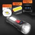thumbnail image 3 of Lampe de Poche Torche LED Super Lumineuse Rechargeable par USB avec 4 Modes d'Éclairage, Étanche, pour Camping Randonnée Course, Urgence, 3 of 9