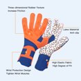 thumbnail image 4 of Black Goalkeeper Gloves Size 6 - Durable Latex and Polyester, Perfect for Soccer, Optional Color Variants Available, 4 of 6