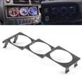 thumbnail image 1 of User Friendly Gauge Holder Pod Panel for Car Stereo Radio Slot Single Din, 1 of 3