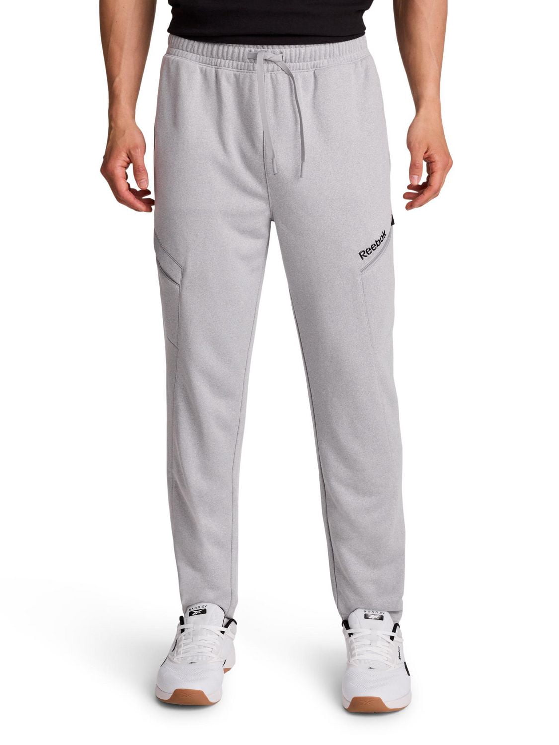 Reebok Pantalon fuselé en molleton pour homme