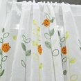 thumbnail image 4 of Jinsinto short curtains, embroidered curtains, white, 100*130cm, 4 of 5