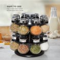 thumbnail image 5 of Kamenstein 5123721 Ellington 16-Jar Revolving Countertop Spice Rack Organizer with Free Spice Refills for 5 Years, 5 of 5