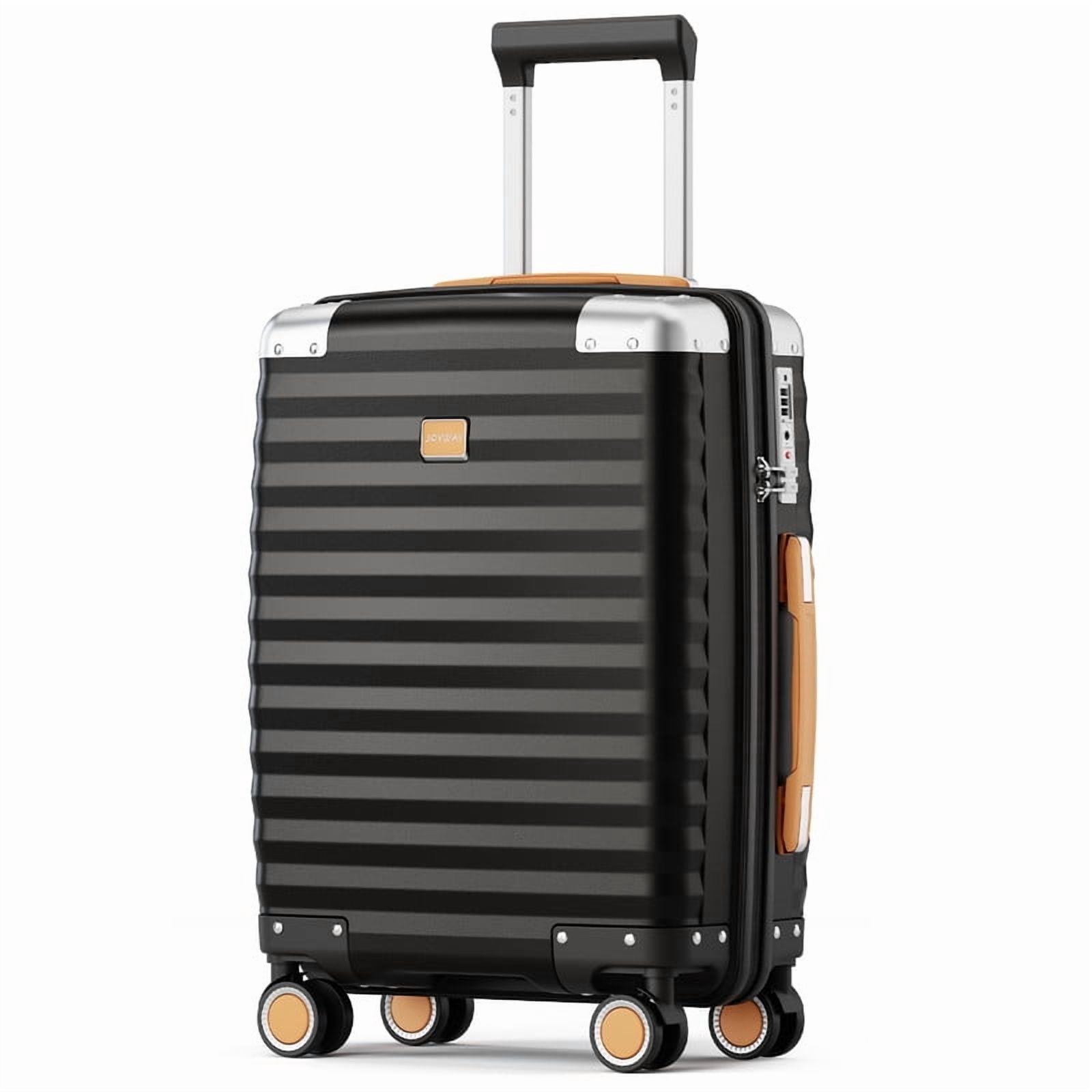 Joyway 20-Inch Carry-On Luggage with Metal Corner Protectors, TSA Lock, Spinner Wheels, Lightweight Hard Shell Suitcase