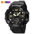 thumbnail image 1 of SKMEI 1965 Men Watch Professional 30M Resistant Double Display Double Movements GMT Time Multifunctional Luminous Digital Watch, 1 of 7