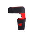 thumbnail image 1 of Hip Brace, Thigh Compression Sleeve, Support Brace, Compression Support Wrap for Hamstring Injury Sprains, Sacroiliac Joint Support Stabilizer Black and Red, 1 of 8