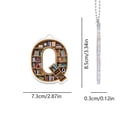 thumbnail image 3 of 26 Letter Acrylic Keychain Pendant for Books, 3 of 3