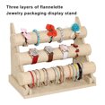 thumbnail image 2 of Female Jewelry Organizer Bracelet Chain Watch Fashion Rack Stand Display Display Stand Storage Hard Holder Desktop Shoecase Living Room Yellow, 2 of 8