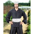 thumbnail image 1 of The Pirate Dressing C1116 Chemise de la Renaissance Début - Noir - 2TG, 1 of 1