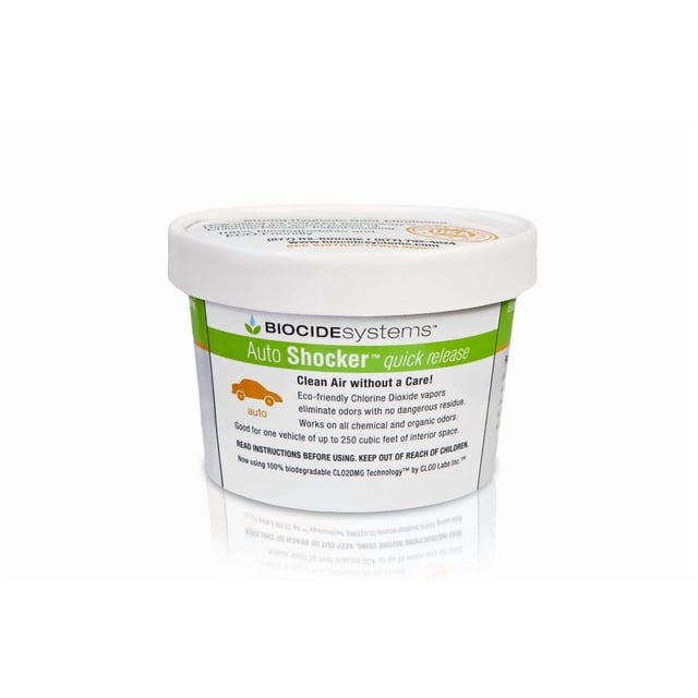 Biocide Systems Absorbeur d'Odeurs 3213 Auto Shocker; Cuve Autoportante; Non Parfumé; Simple; avec Emballage en Anglais