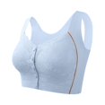 thumbnail image 1 of Timegard Front Closure Bras for Women Flower Lace Wireless Full Coverage Back Smoothing Comfortable Bra, 1 of 4