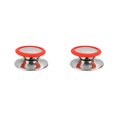 thumbnail image 4 of kurtrusly Stainless Steel Anti-scald Pot Cover Knob Replacement Household Kitchen Pan Lid Handle Upgrade Modified Accessories Red Large 2Set, 4 of 6