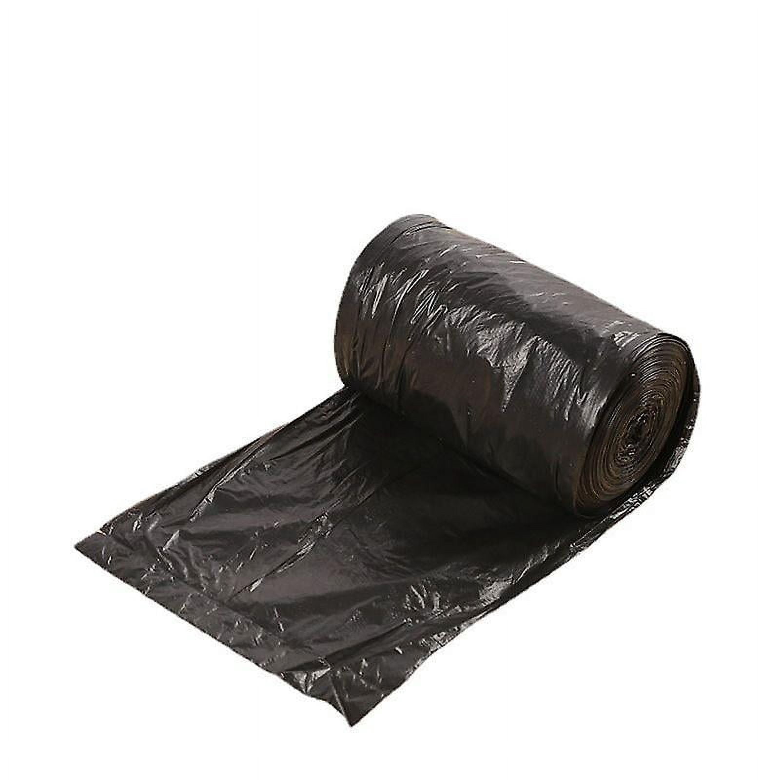 Xyskin Plastic Handle Trash Bag Liners Garbage Bags, Black Garbage Bag