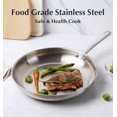 thumbnail image 2 of Koch Systeme CS 8+10 Inch Frying Pans with Non-toxic Stainless Steel for Professional Cooking, 2 of 6