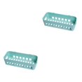 thumbnail image 1 of kurtrusly Organisateur de Douche Suspendu Multifonction – Rangement Antirouille et Empilable Organisateur de Douche Facile à Nettoyer Sans Perçage Carré Vert 2 Ensembles, 1 of 6