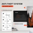 thumbnail image 3 of Bostra Fireproof Safe Box with Sensor Light & Fireproof Bag, Money Safe Box with Digital Keypad,Security Safe Box for Home, 0.5 Cubic Safe with Keys & Pass Code for Cash Jewelry Documents, 3 of 6