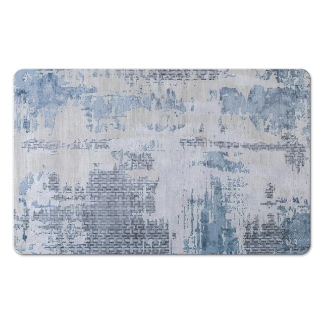 20x32 inch Modern Abstract Area Rug in Gray: Washable, Soft, Non-Slip - Perfect for Living Room, Bedroom, Dining, Entryway Decor - High-Quality Contemporary Nursery Mat Throw Carpet