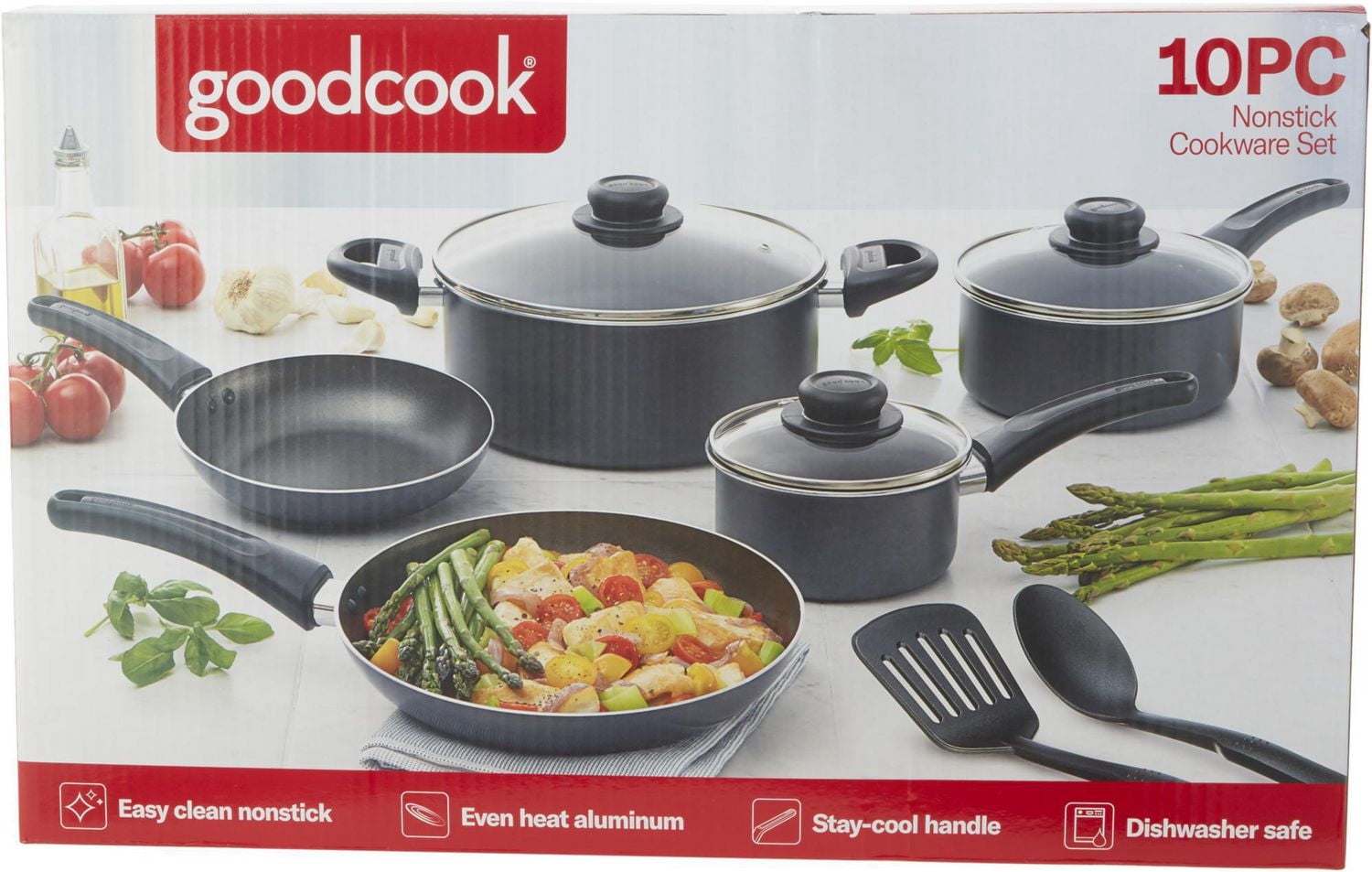 Goodcook 10 Piece Cookware Set