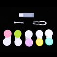 thumbnail image 4 of Yinanstore 5pcs Colorful Portable Lens Case Storage Box Holder Container - A#, as described A, 4 of 8