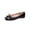 Black, variant on Commforr Dress Shoes for Women Women's Shoes Womens Trendy Shoes Mary Jane Shoes for Women Women's Flats Flats for Women Dressy Bowknot Square Toe Ballet Flat Shoes Slip On Casual Shoes Silver 9