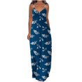 thumbnail image 1 of Pompotops Robes d'Été pour Femmes Décontractées Boho Imprimées à Bretelles Anneau Plage Longue Robe Maxi avec Poches, 1 of 5