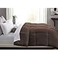 thumbnail image 2 of Blue Ridge Home Fashion Microfiber Down Alternative Comforter, King, Chocolate, 2 of 4