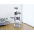 thumbnail image 3 of Home4Cat 78.9" 7-Level Cat Tree with Two Condos, Cozy Hammock, and Multiple Sisal Scratchers, 3 of 9